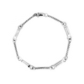 La Clé  Bracelet - 4 Step Motif on August Chain